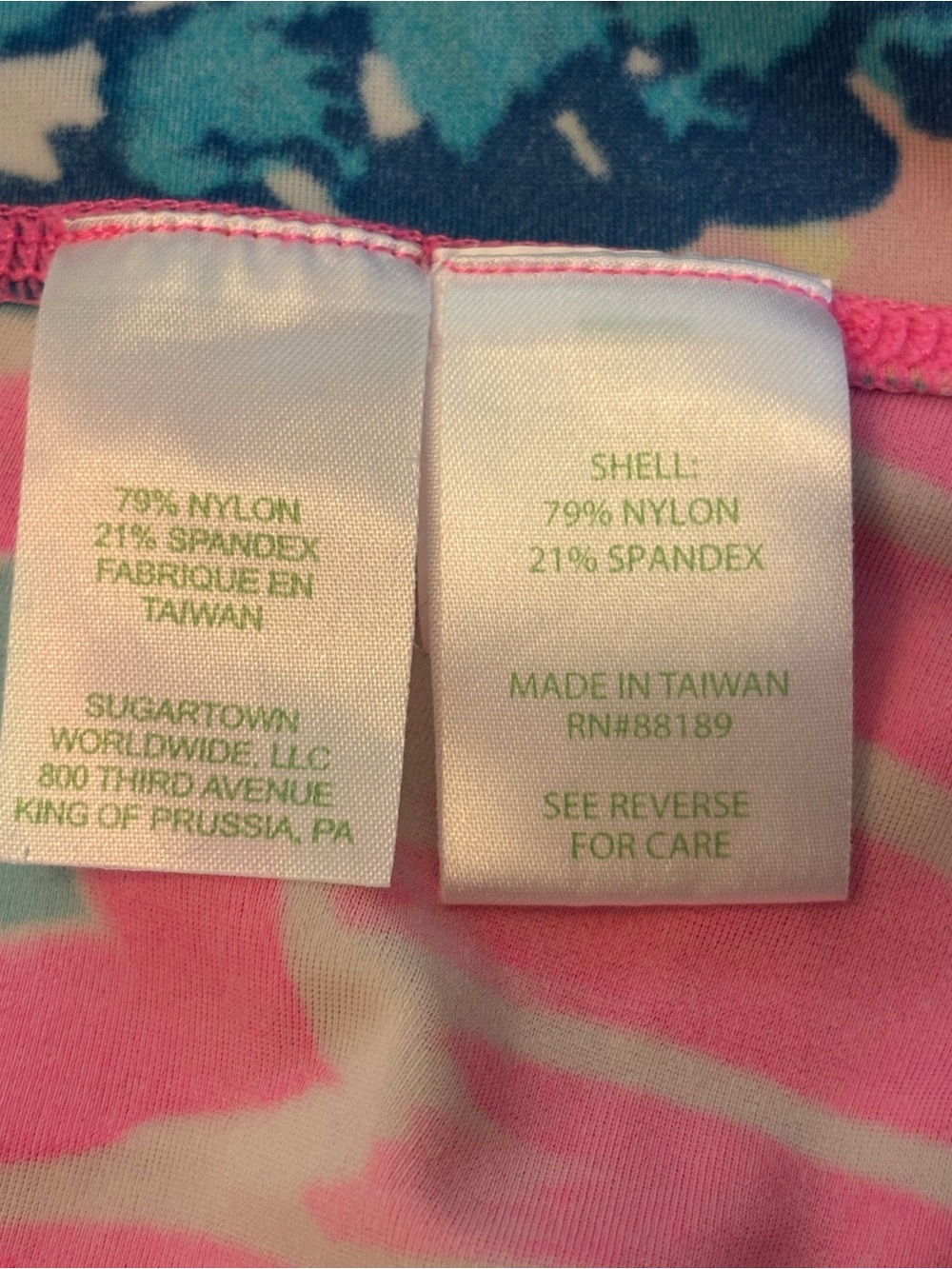 Lilly Pulitzer Luxletic Marion Half-Zip Pullover Pineapple Palm Sunguard Size Sm - Picture 13 of 14